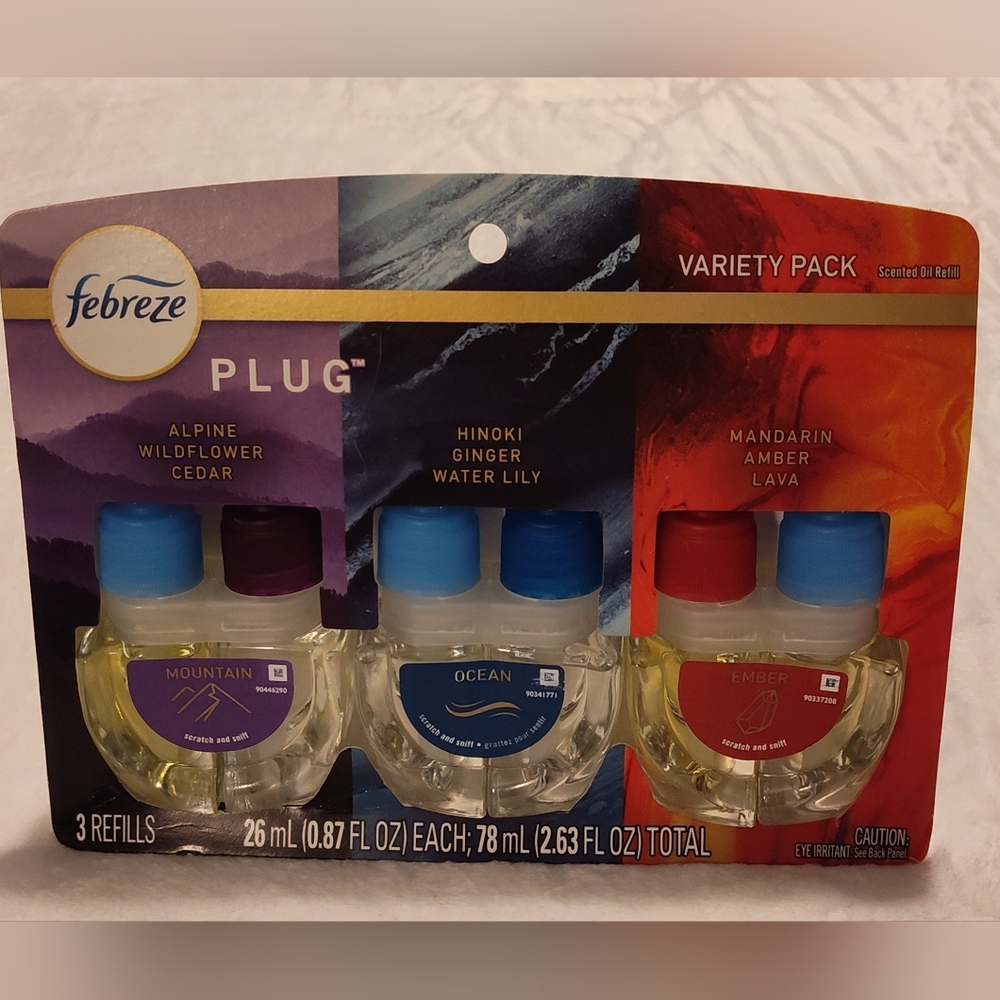 Febreze Plug Scented Oil Refills Variety Pack
